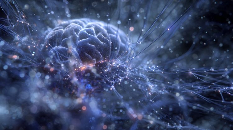 A visual representation of an interconnected digital knowledge system.