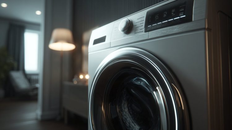High-end front-load washing machine as a design element