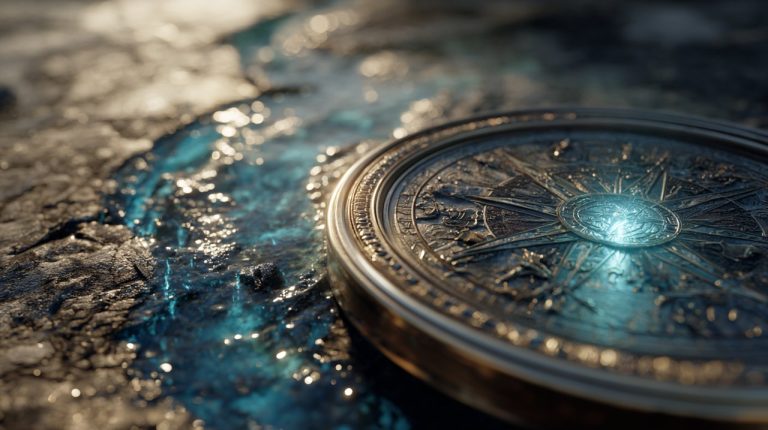 A glowing compass symbolizing LifePath Alignment.