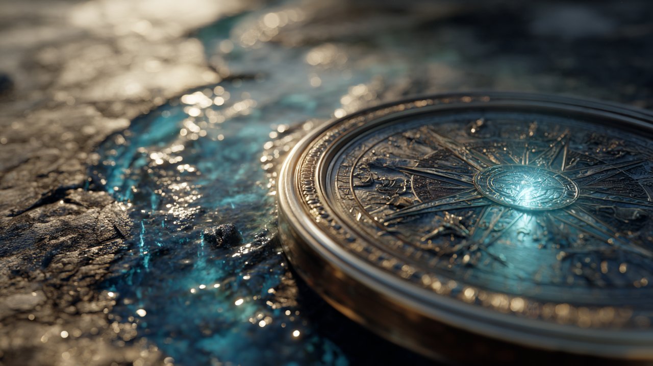 A glowing compass symbolizing LifePath Alignment.