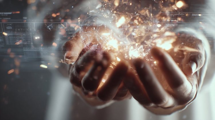 A person's hands representing the value of time and mental energy.